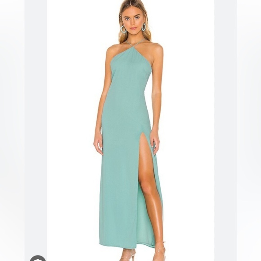 * NWT* Superdown Caroline Maxi Dress in Sage size small